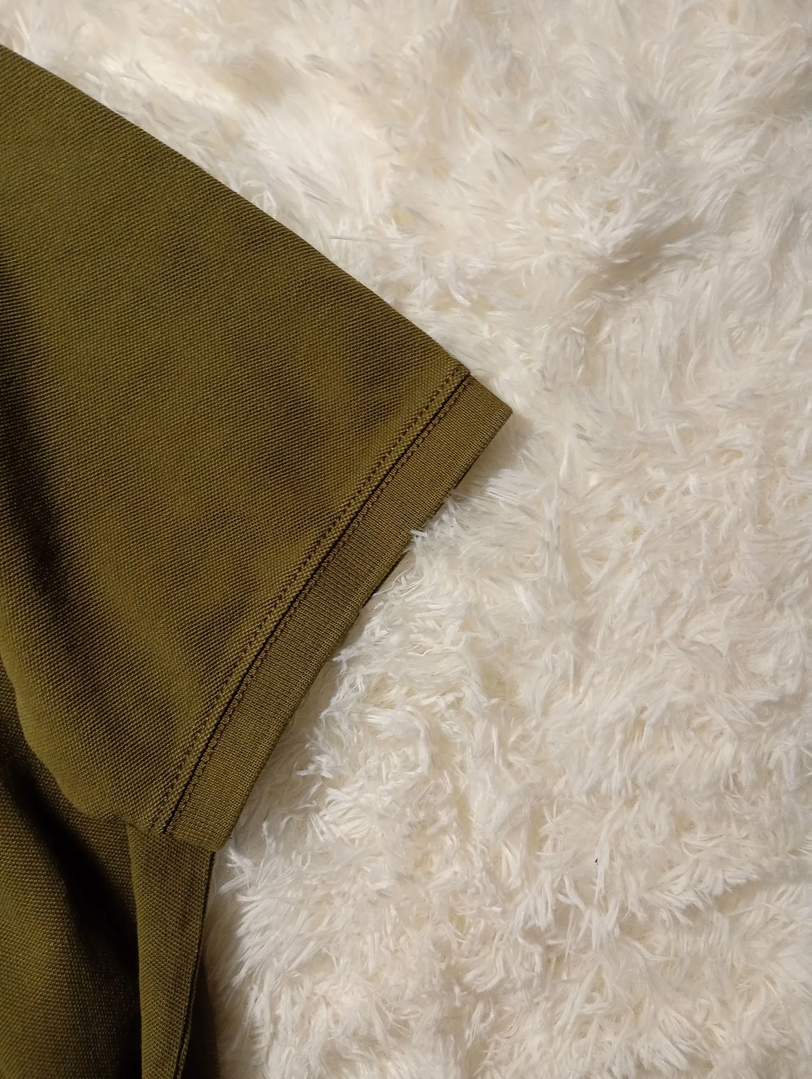 Vintage Napapijri Polo Shirt Olive Green XL – photo 3